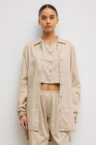 leset Yoko Oversized Button Down