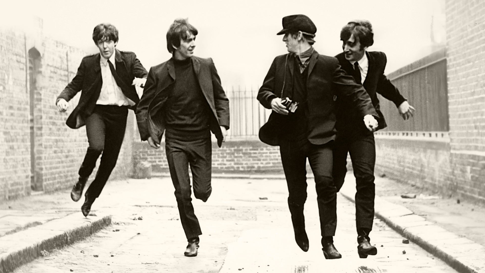 A still from the film A Hard Day's Night