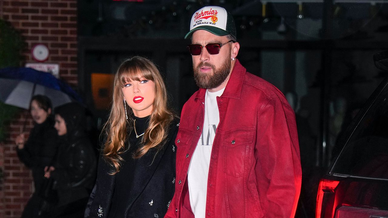 Taylor Swift and Travis Kelce out on a date night in New York City on December 28, 2024.