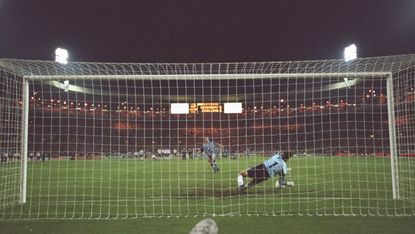Gareth Southgate penalty miss England Germany Euro 1996