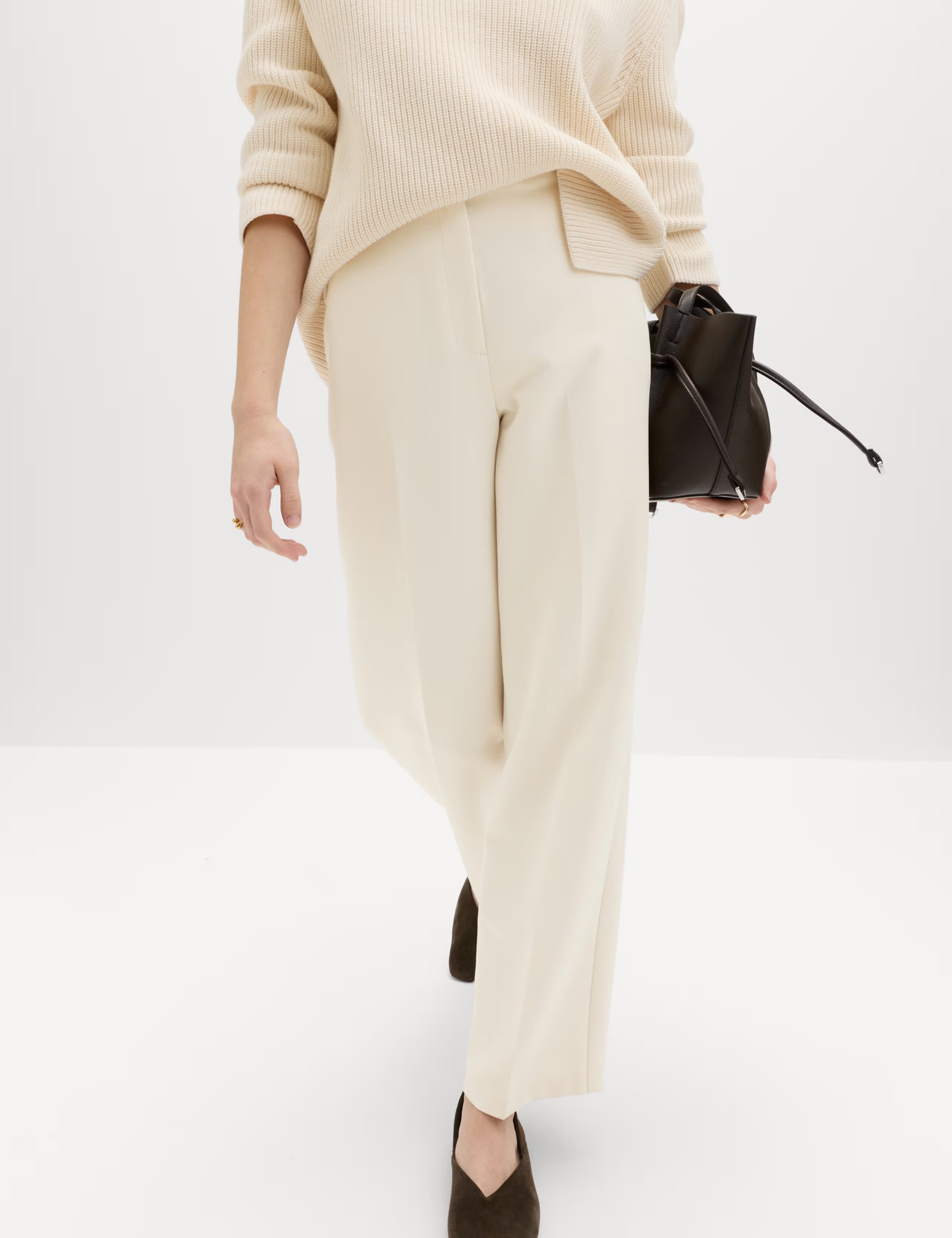 Tailored Straight Leg Trousers
