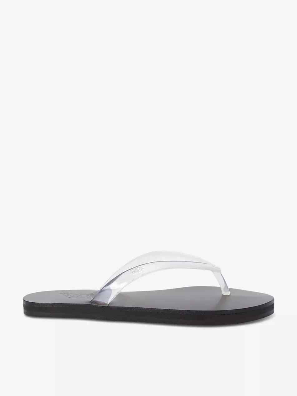 Saionara Thong Leather and Jelly Sandals - Eur 36 / 3 Uk Women