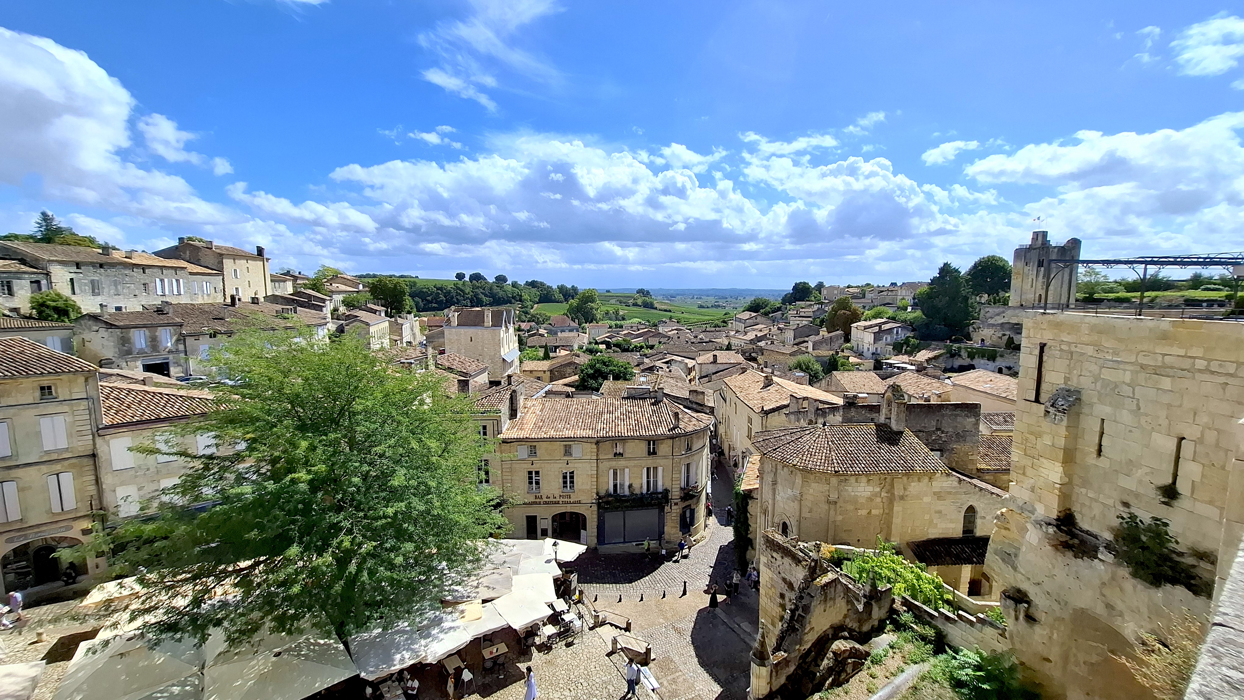 Rooftop view in St Emilion