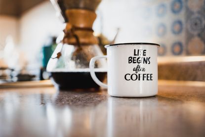 Pour over coffee brewer and coffee mug- Free stock from Unsplash.com