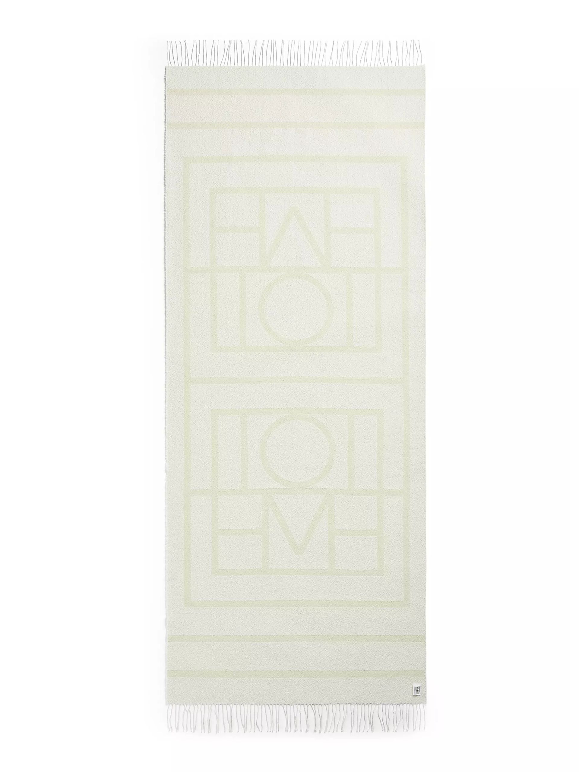 Monogrammed Jacquard Cotton Sarong