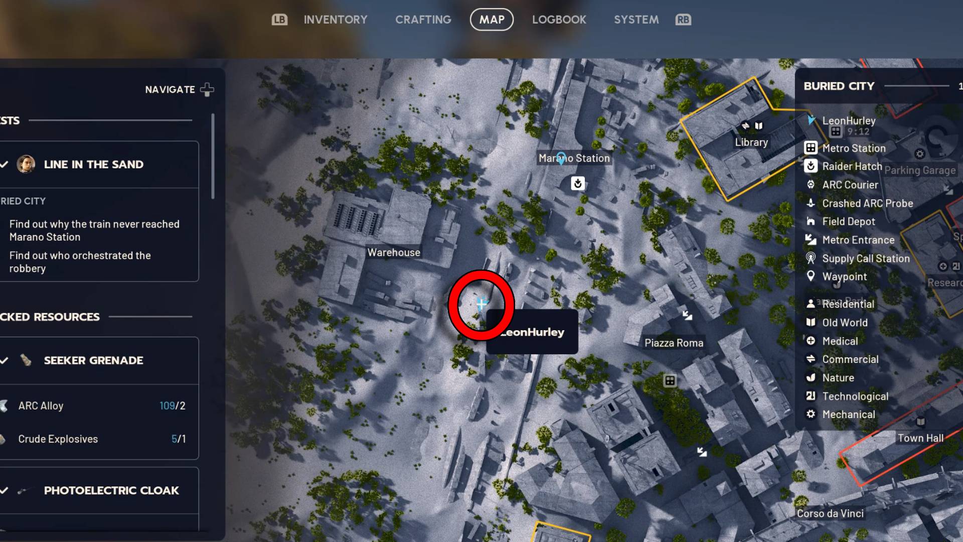 Find out why the train never reached Marano Station Arc Raiders location