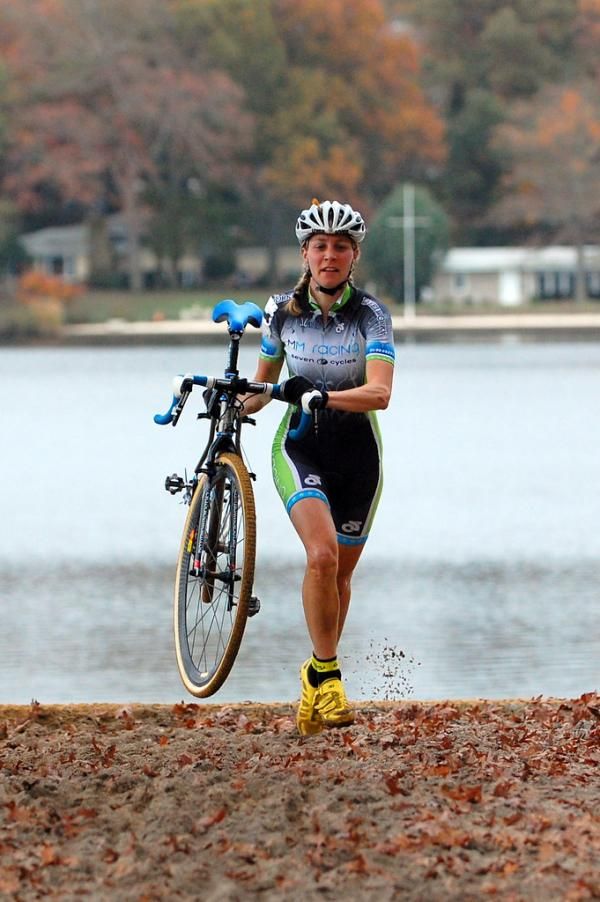 Maureen Bruno Roy on her way to second place