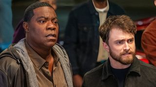 Tracy Morgan and Daniel Radcliffe in The Fall and Rise of Reggie Dinkins