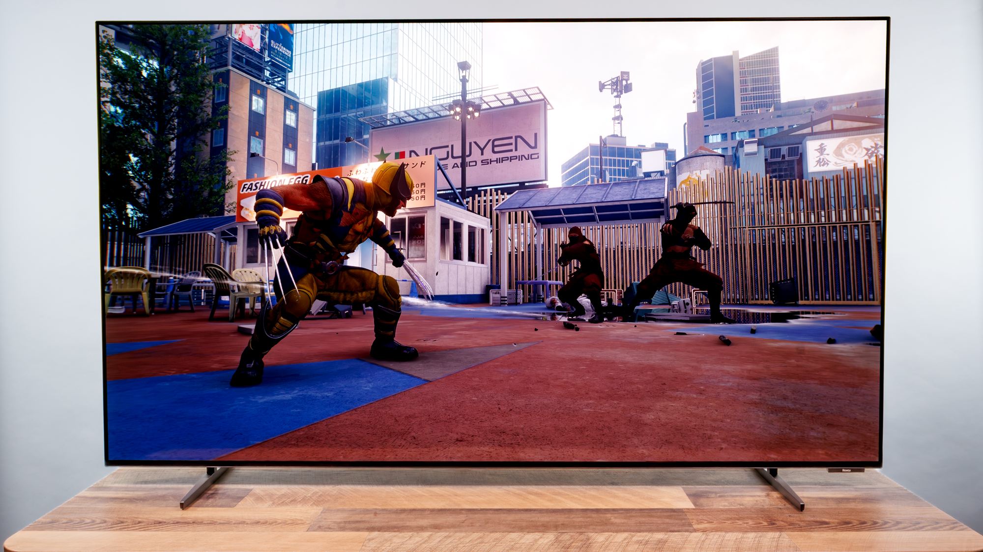 Roku Pro Series OLED TV on a desk