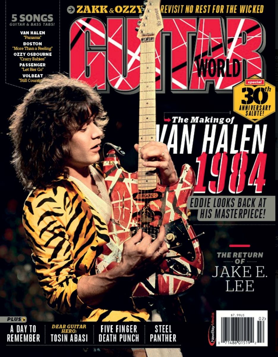 Guitar World covers depicting artists most frequently featured