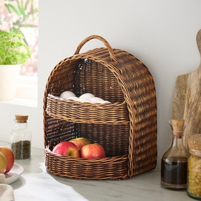 Woven Tiered Storage Basket