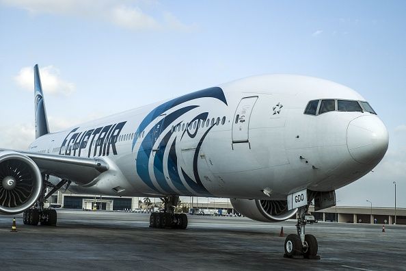 An EgyptAir plane.