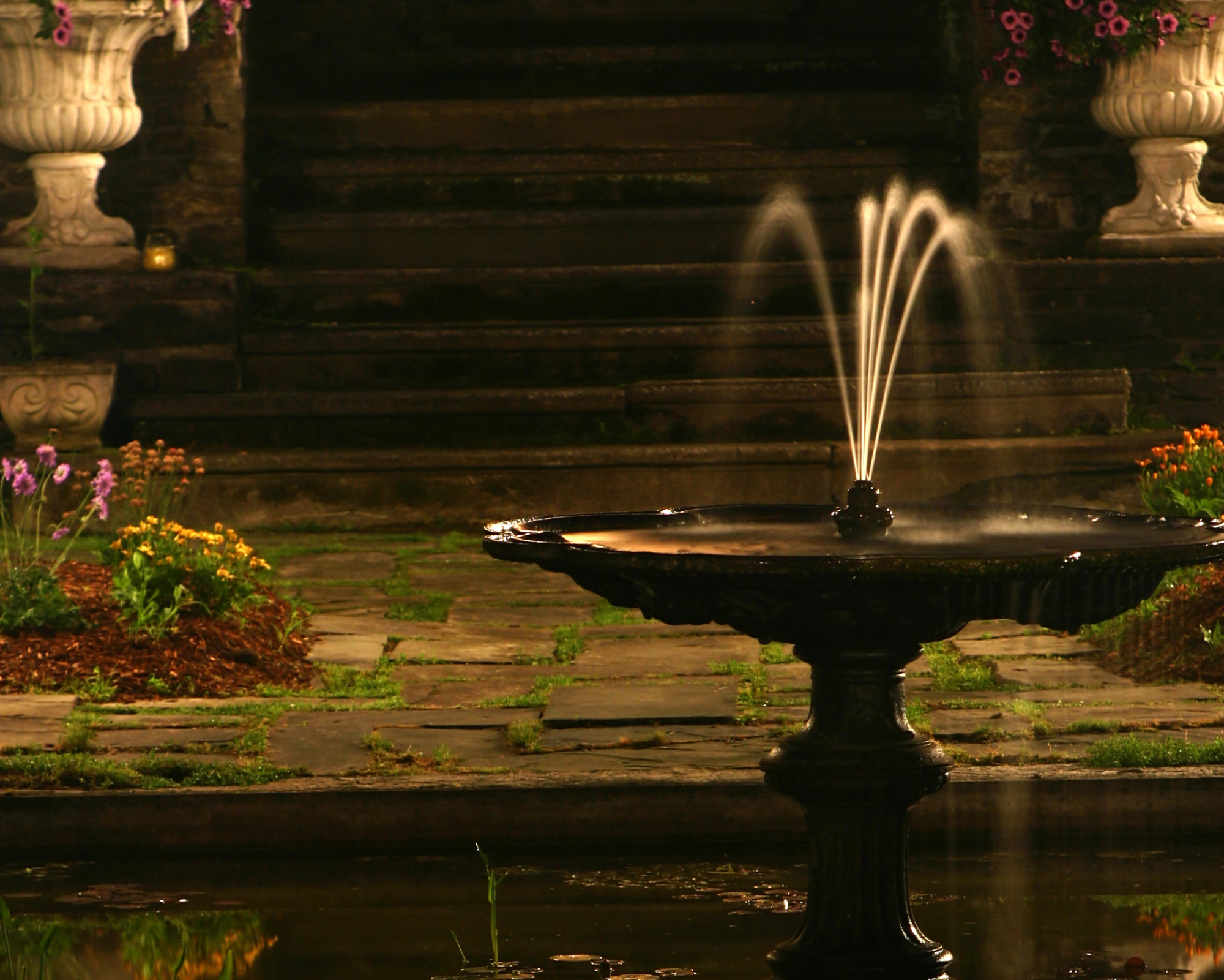 small water fountain