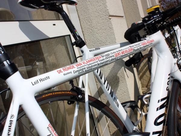 Leif Hoste (Omega Pharma-Lotto) eventally came in eighth in this year's Paris-Roubaix.