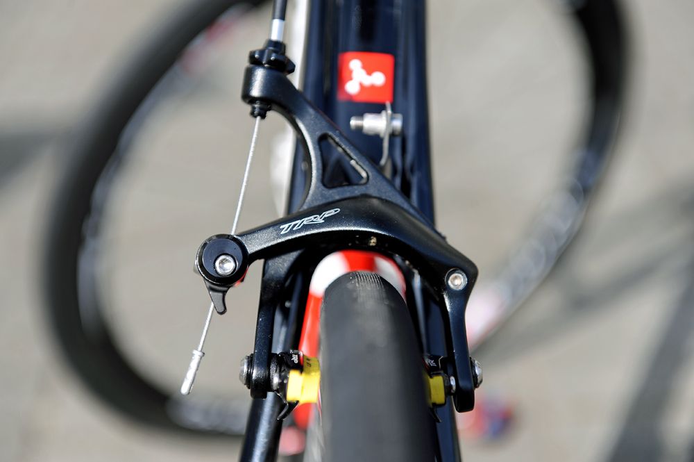 Plenty of clearance for the rear wheel with TRP brakes