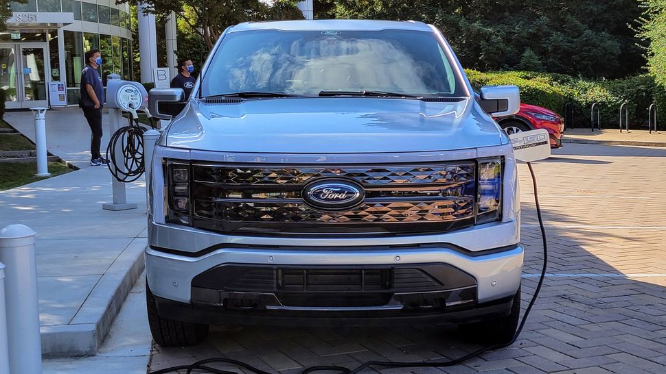 Check out the Ford F150 Lightning from all angles with space for