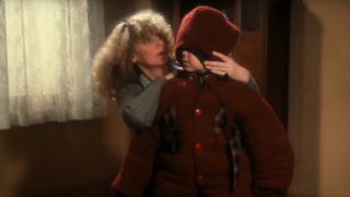 Ralphie's Mom getting Ralphie's brother ready A Christmas Story on HBO Max