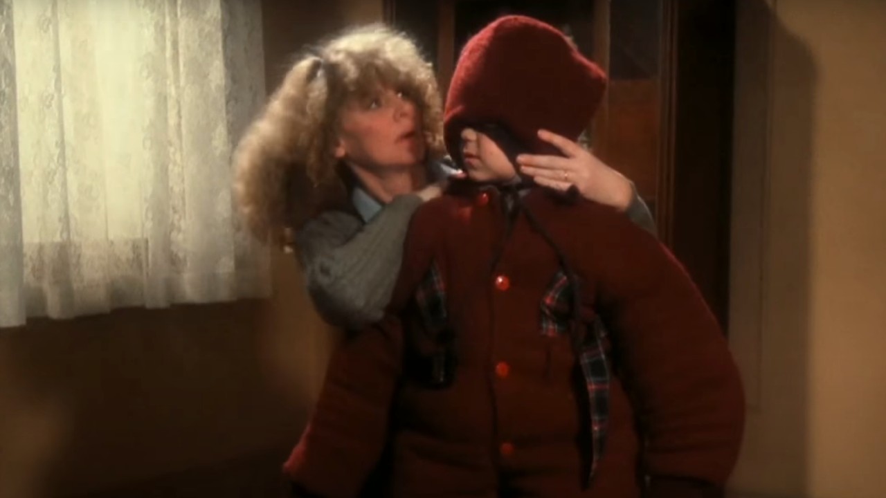 Ralphie's mom is preparing Ralphie's brother for a Christmas story on HBO Max