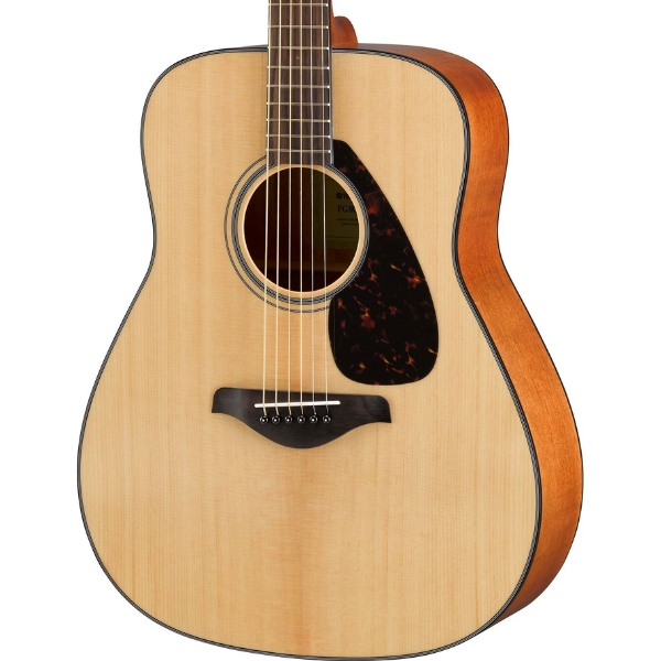 A Yamaha FG800 acoustic guitar