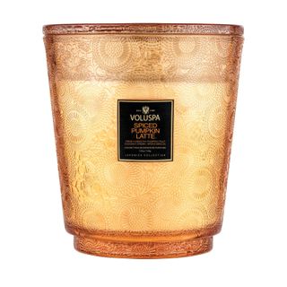 Voluspa spiced pumpkin latte candle