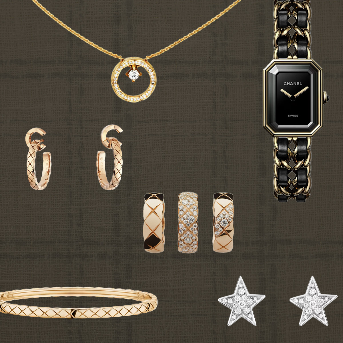 Collage Image of Watches and Fine Jewelry From Chanel