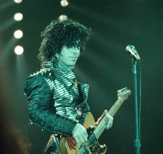 Prince onstage at First Avenue