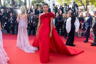 Jasmine Tookes at the Asteroid City premiere in Cannes