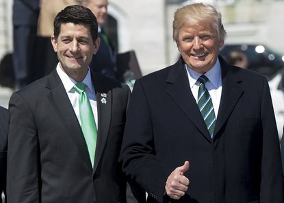 Paul Ryan and Donald Trump.