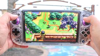 Playing Zelda Link's Awakening on the Nintendo Switch using the CRKD Nitro Deck+