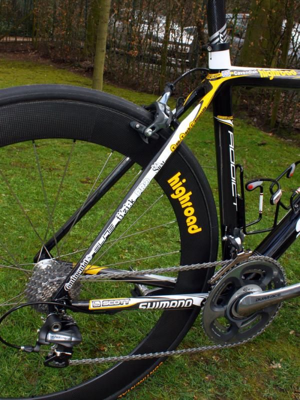 As usual, the stays are emblazoned with the logos of major team sponsors.