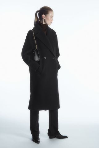 Double-Breasted Wool Coat