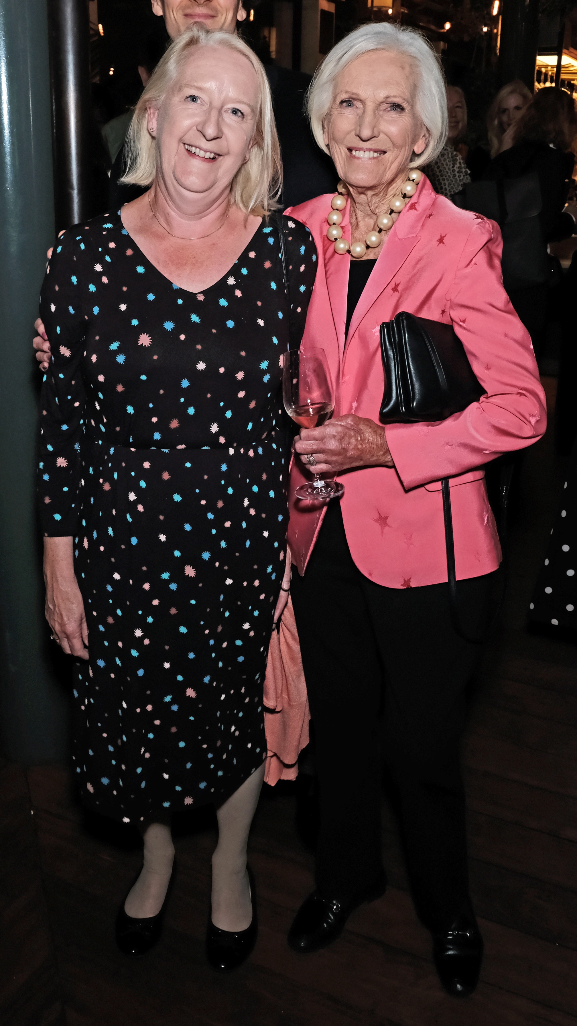 Heather Baxter, William Bracewell and Mary Berry attend the launch of Cicoria by Angela Hartnett