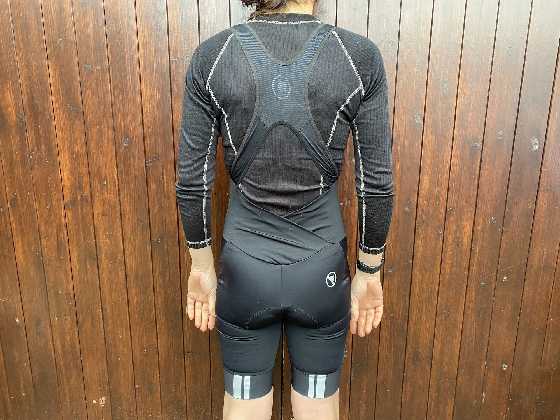 Excess fabric at rear