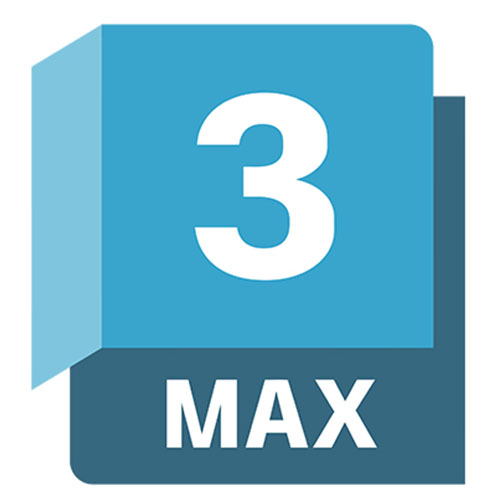 The logo of 3ds Max, one of the best animation software programs