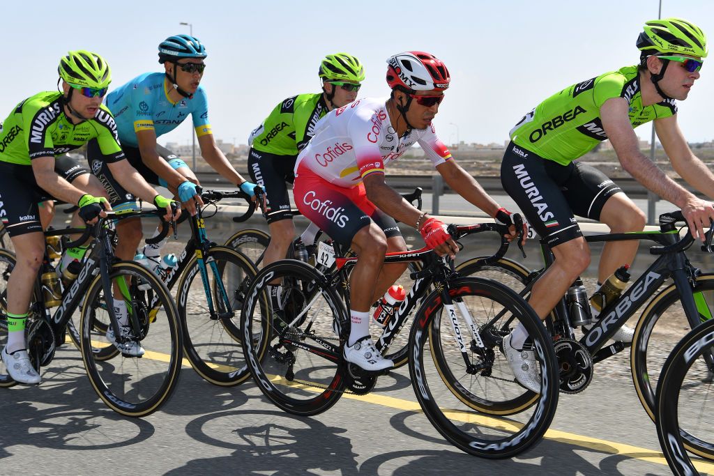 Darwin Atapuma races for the first time in Cofidis colours at the Tour of Oman