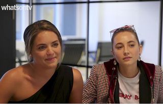 Neighbours stars Olympia Valance and Mavournee Hazel