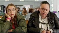Jodie Comer and Sharon Rooney in My Mad Fat Diary