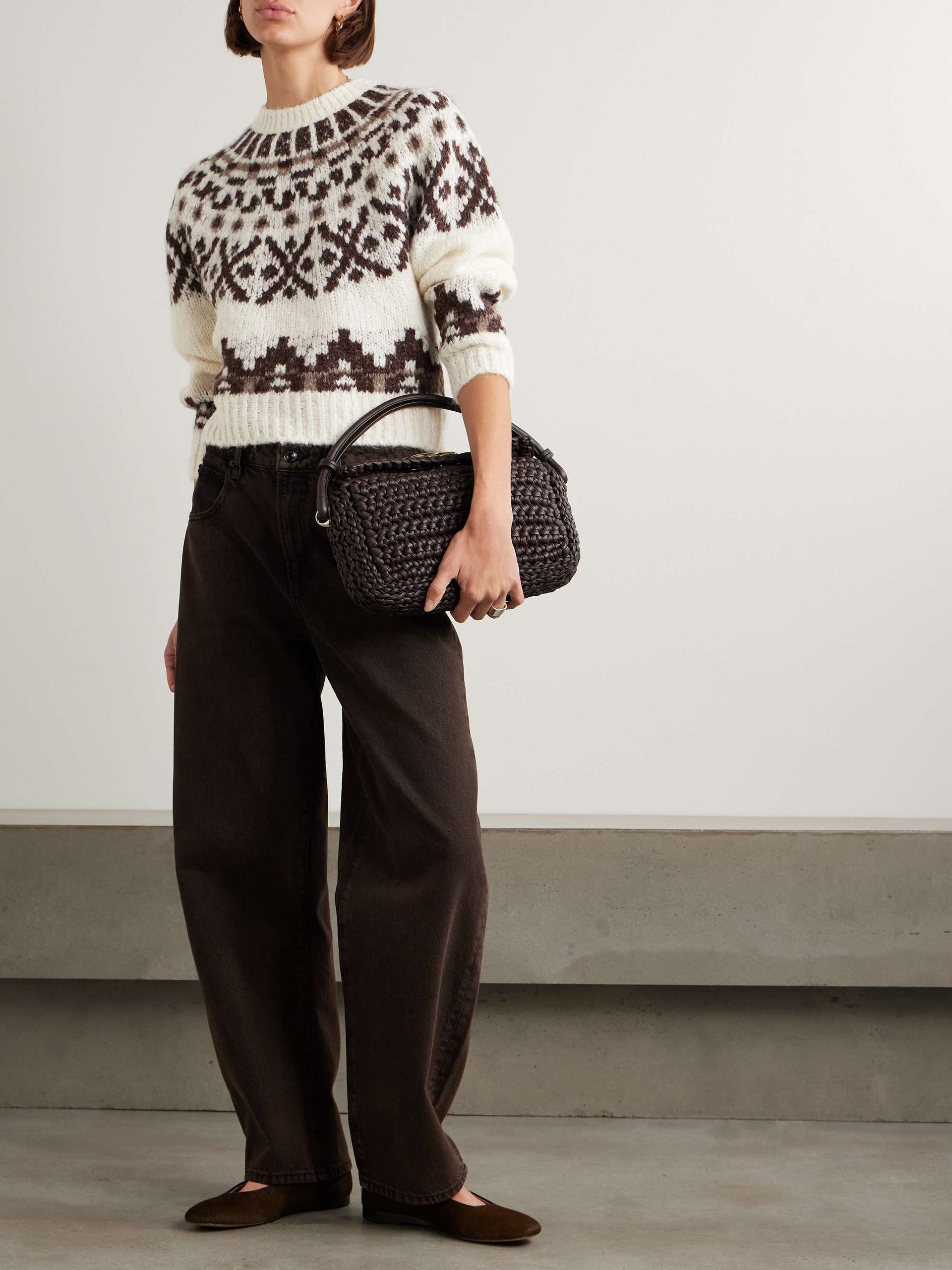 Fair Isle Alpaca-Blend Sweater