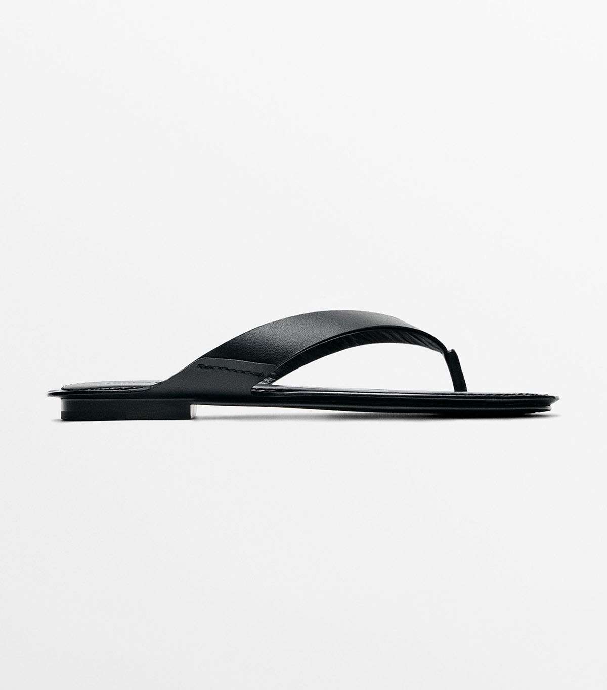 Massimo Dutti, Flat Leather Sandals
