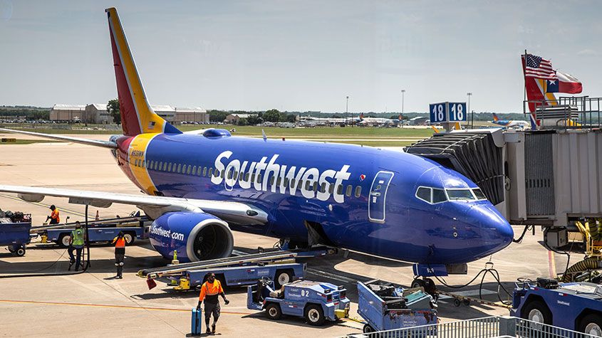 Southwest airlines plane