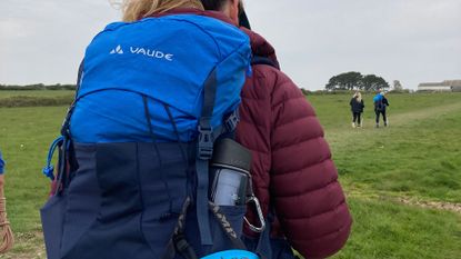 Vaude Brenta backpack in use on a hike
