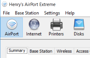 airport utility 5.6.1 windows client list