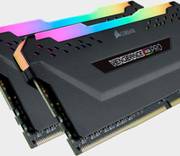 64GB (2x32GB) Corsair Vengeance RGB Pro DDR4-3000 |$319.99$260.99 at Corsair (save $59)FLASH