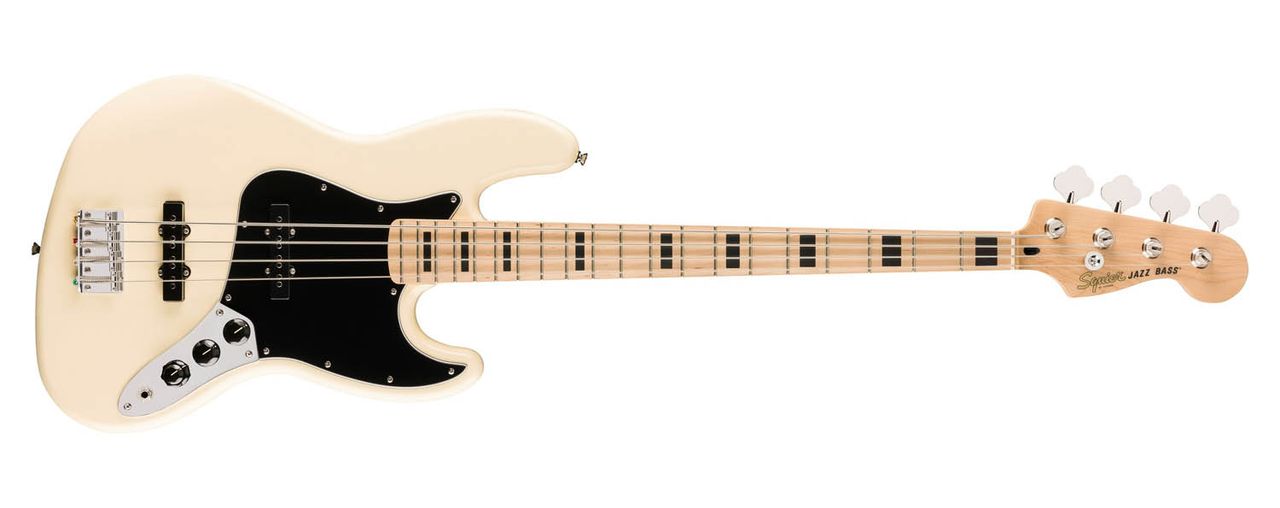Squier Affinity Series Active Jazz Bass in Olympic White