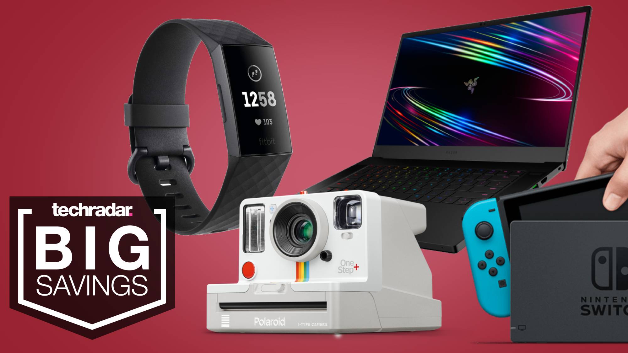Fitbit, Polaroid cameras and Nintendo Switch deals are available at Amazon for Cyber Monday