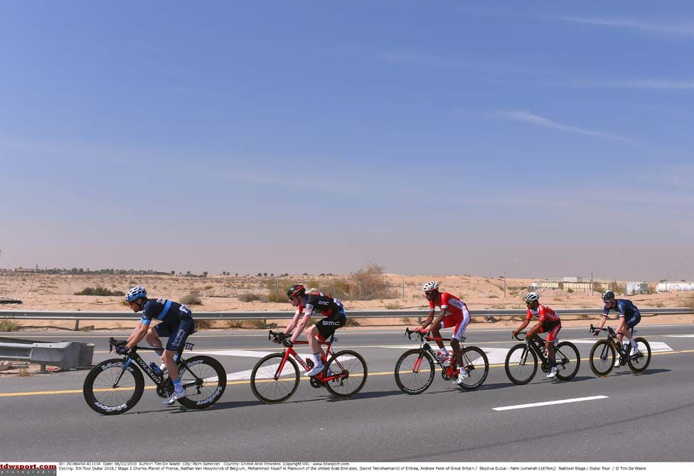 The first stage of the Dubai Tour in 2018