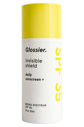 Glossier invisible shield SPF 35 - best sun creams for dark skin