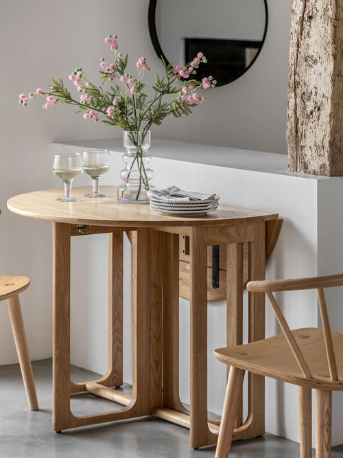 Fallon Oak Folding Dining Table