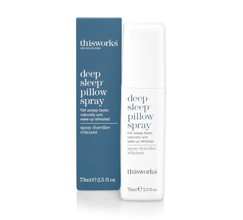 This Works Deep Sleep Pillow Spray, 75 Ml, Infused With Lavender, Camomile and Vetivert - Science-Backed Natural Pillow Mist to Aid Sleep