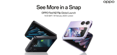 The launch poster for the Oppo Find N2 Flip